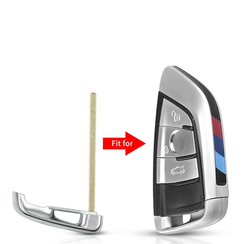 

Экстренный ключ KEYYOU для BMW MiNi 3, 5, 6, 7 серии, X5, X6, 5, 7 серии, необработанная вставка, пустая рукоятка ключа, умная рукоятка