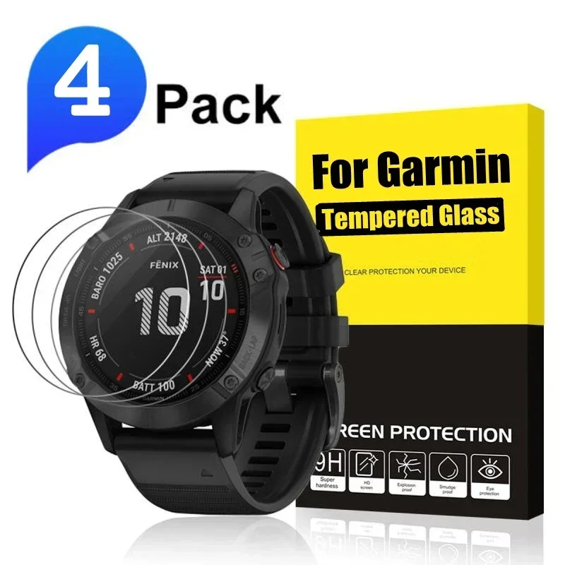 Фото Screen Protector For Garmin Fenix 8 7 6 x 5 3 S Pro 47/43/51mm Forerunner 225 935 255 955 265 Instinct 2S Tempered Glass HD Film №1