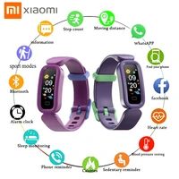 xiaomi 2022 new s90 smart bracelet children alarm clock learning heart rate sleep monitoring bluetooth sports pedometer bracelet