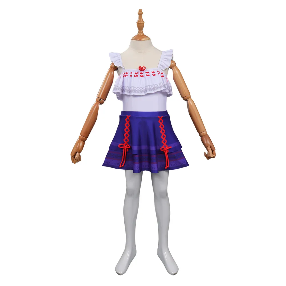 

Kids Children Luisa Swimsuit Cosplay Costume Outfits Halloween Carnival Suit
