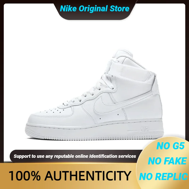 Женские кроссовки Nike Air Force 1 High Triple White-334031-105