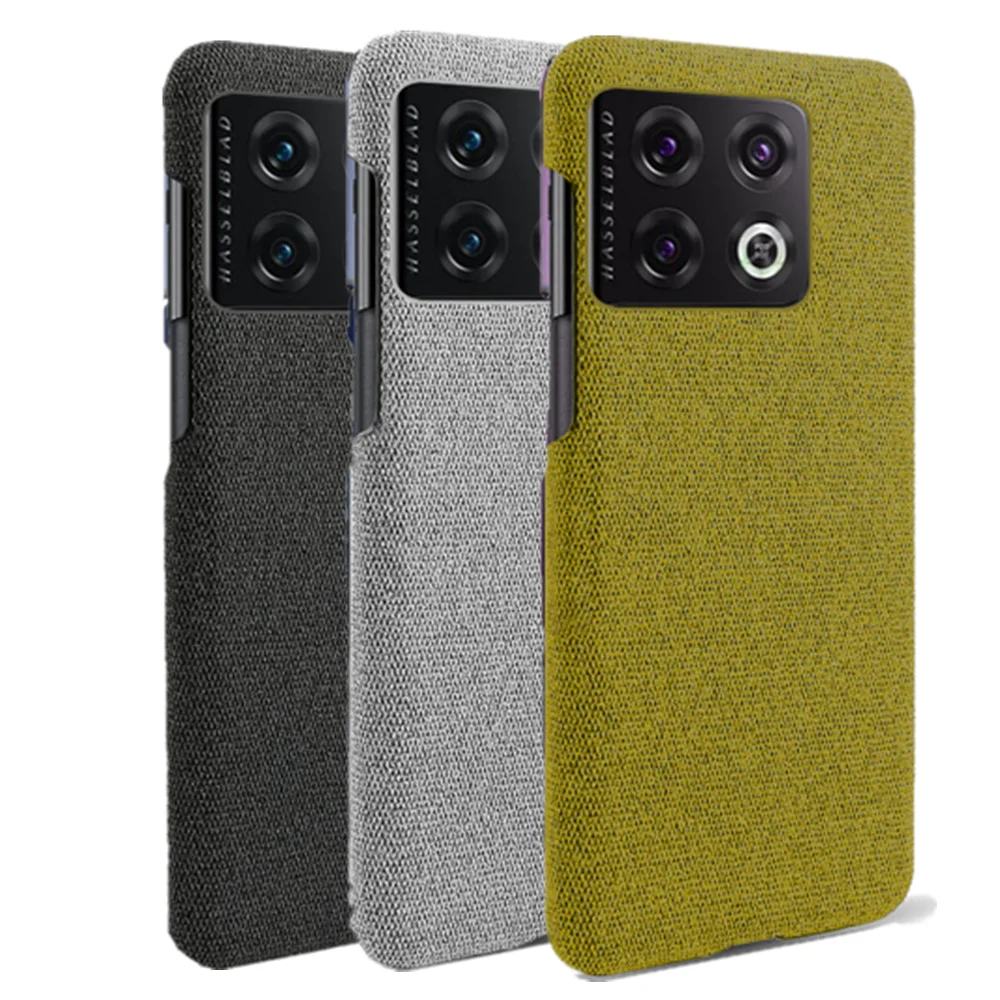 

For OnePlus 10 Pro Case Luxury Fabric Antiskid Cover For One Plus 1+ 10pro Funda Cloth Coque For 1+10 Pro 5G 6.7" Capa Shell