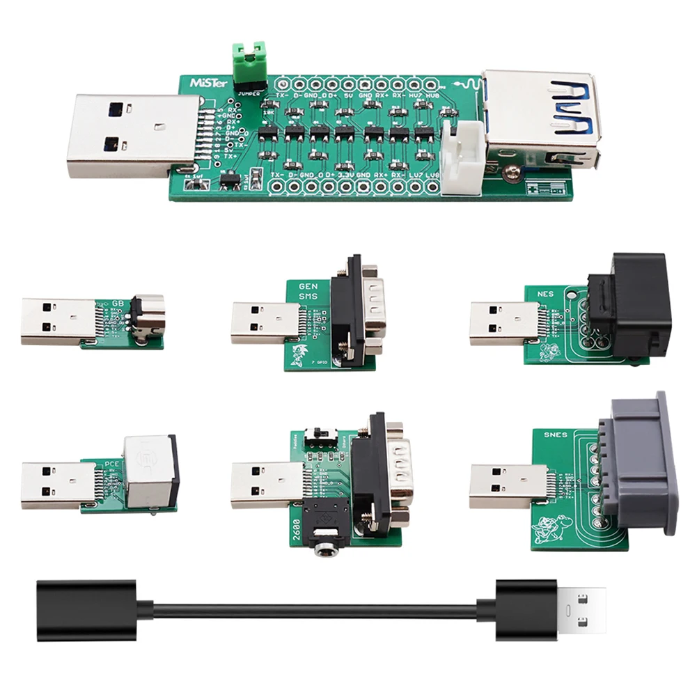 Адаптер контроллера преобразователя USB 3 0 макетная плата модуля mr IO для NES Zapper/NS
