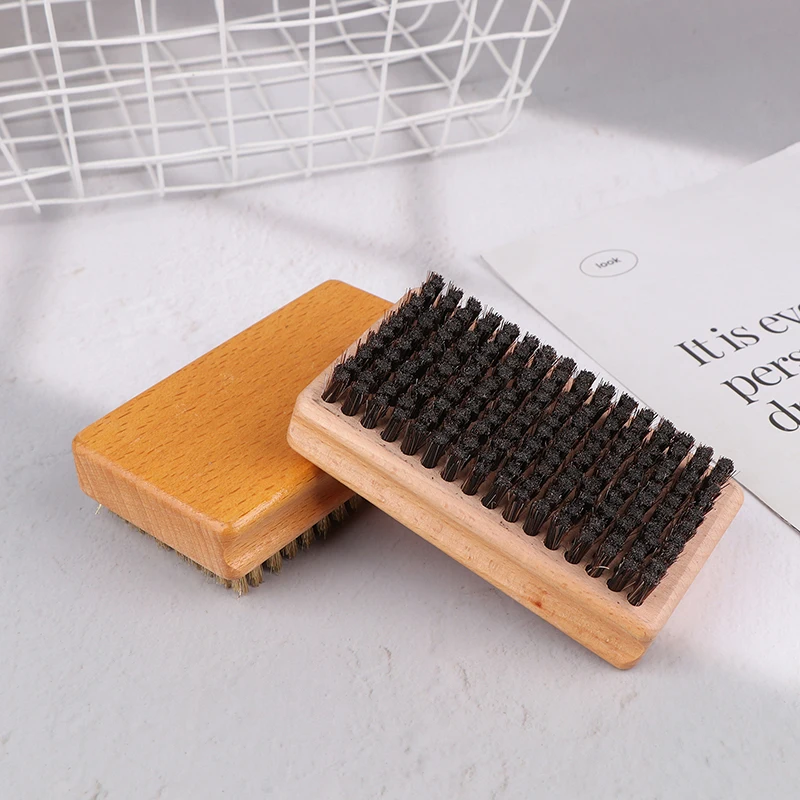 Деревянная ручка латунь/нейлон/кинь/кишачий волос лыжная щетка для вощения