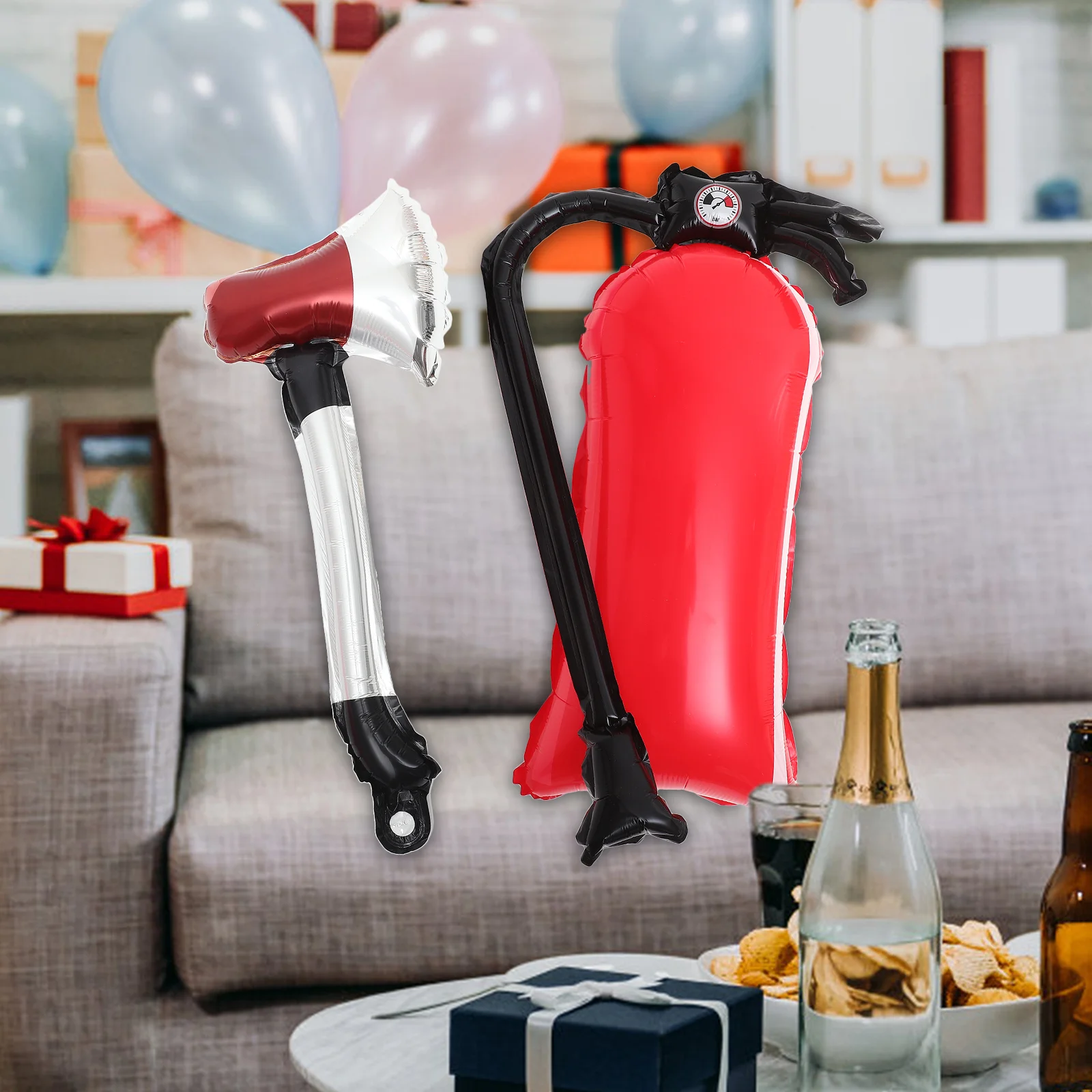 Пожарный принадлежности для дня рождения огнетушитель воздушный шар надувная