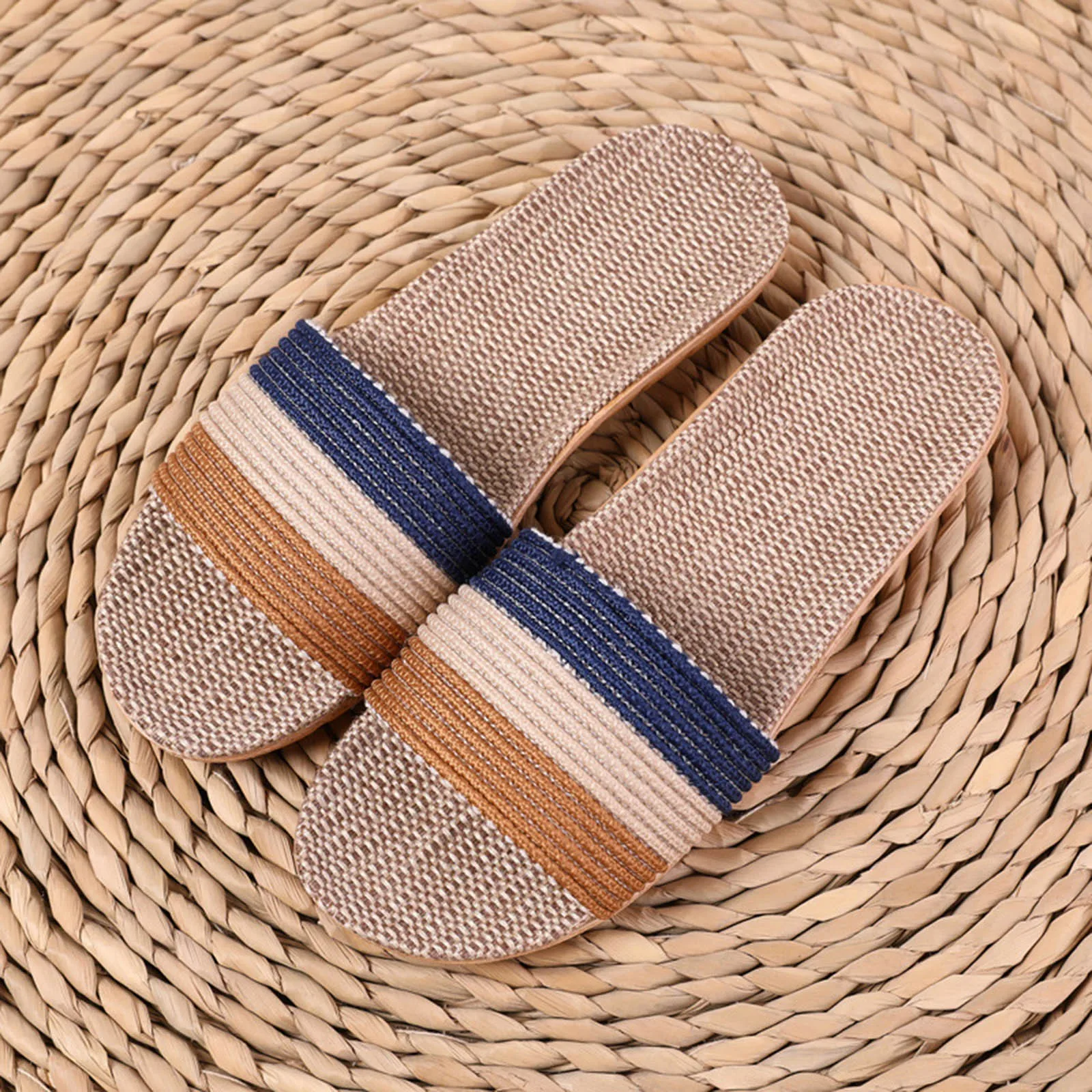 

Женские шлепанцы в стиле пэчворк, повседневные уличные сандалии на плоской подошве, без застежки, пляжные тапочки, лето 2022