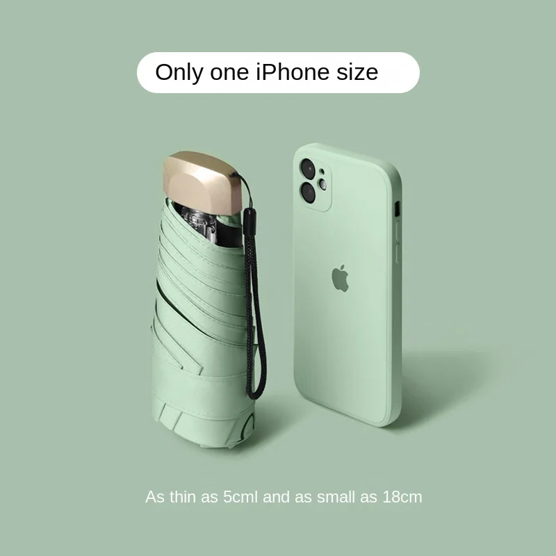 

Мини Карманный Зонт от дождя, Солнцезащитный зонт, Женский Зонт от дождя, женский зонт в капсулах, деловой зонт