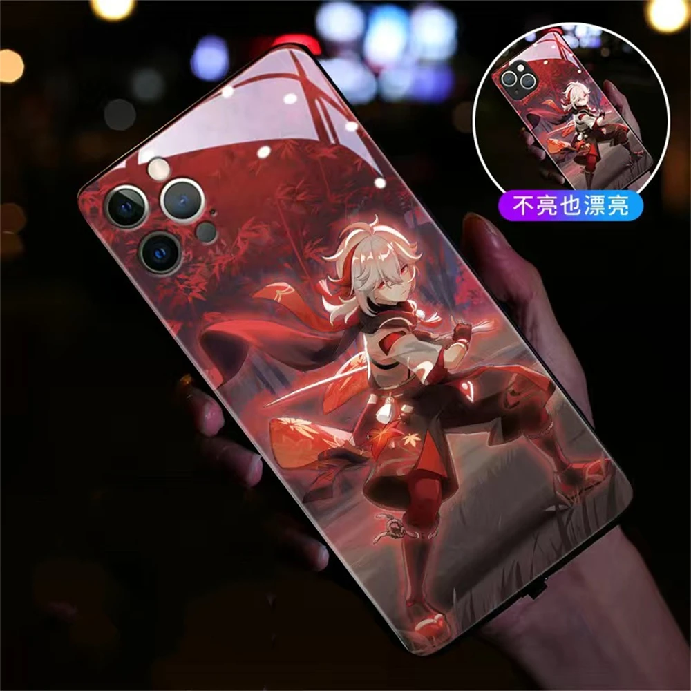 Лидер продаж игровой светодиодный чехол для телефона iPhone 16 15 14 13 12 Pro Max 7 8 Plus X XR