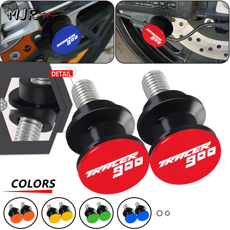 

For YAMAHA Tracer700 gt Tracer900 gt 2018-2021 2022 2023 Motorcycle 6M Swingarm Spools Slider Stand Screw TRACER 700/900 logo