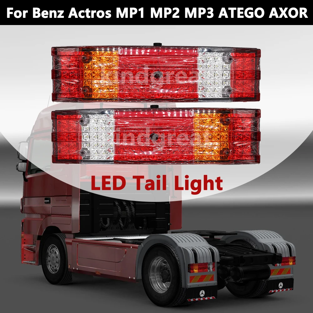 LED 24V грузовик задняя фара задсветильник 0015406270 0015406370 для Mercedes-Benz Actros MP1 MP2 MP3 MP4