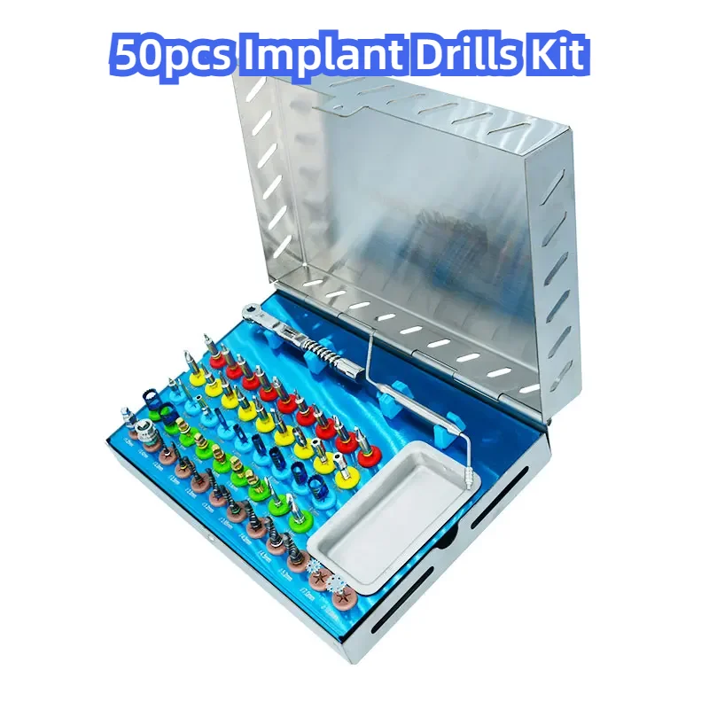 50 шт. Сверла для зубных имплантатов универсальный набор протезов с расширителем