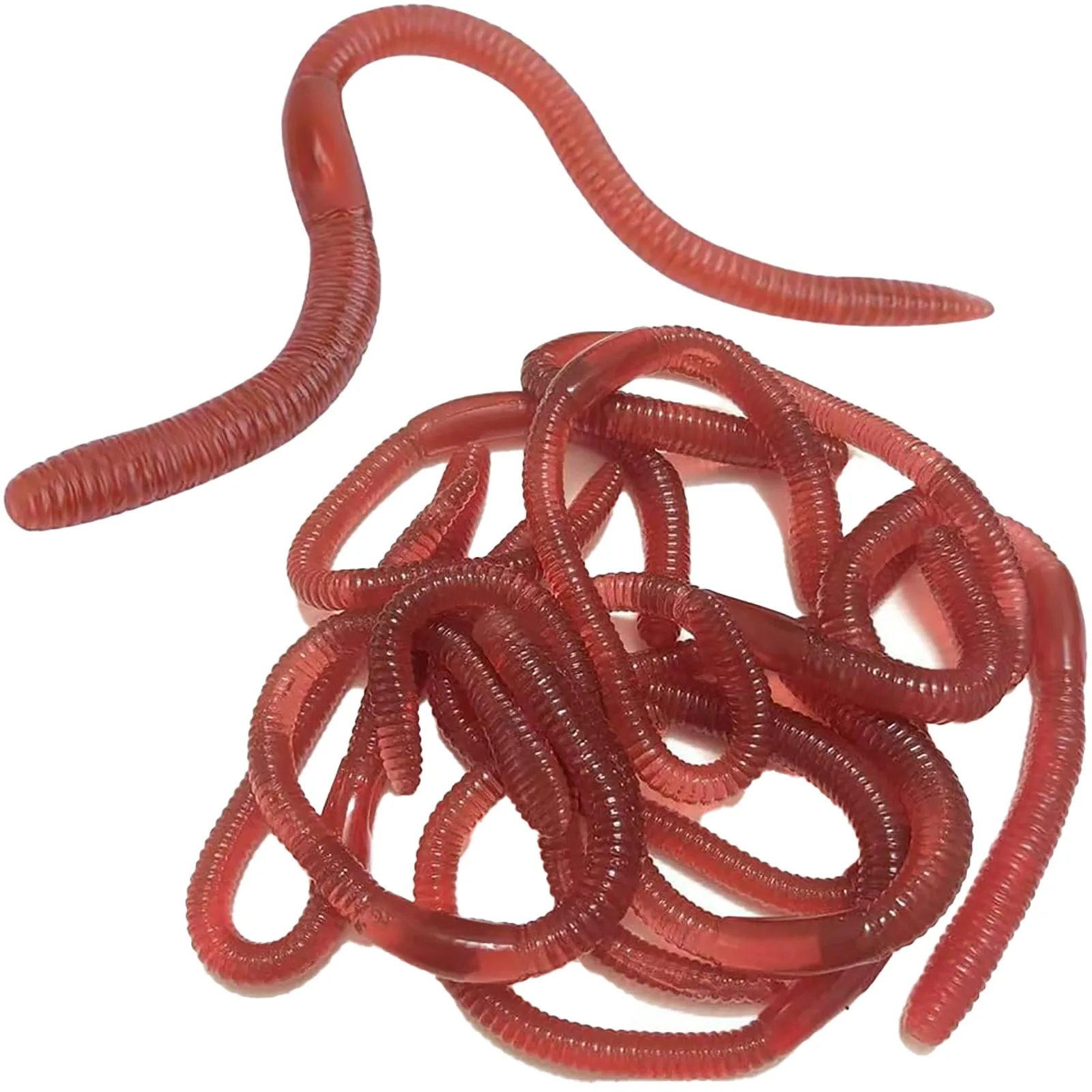 10 шт./упаковка мягкие эластичные дождевые черви