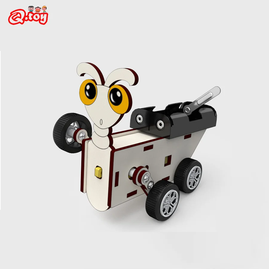 DIY бионический рептилий Робот Модель STEM Kit дети технология наука игрушки