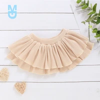 new 2022 baby summer clothing infant born baby girls floral ruffled shorts solid skirts fashion bottoms pp shorts