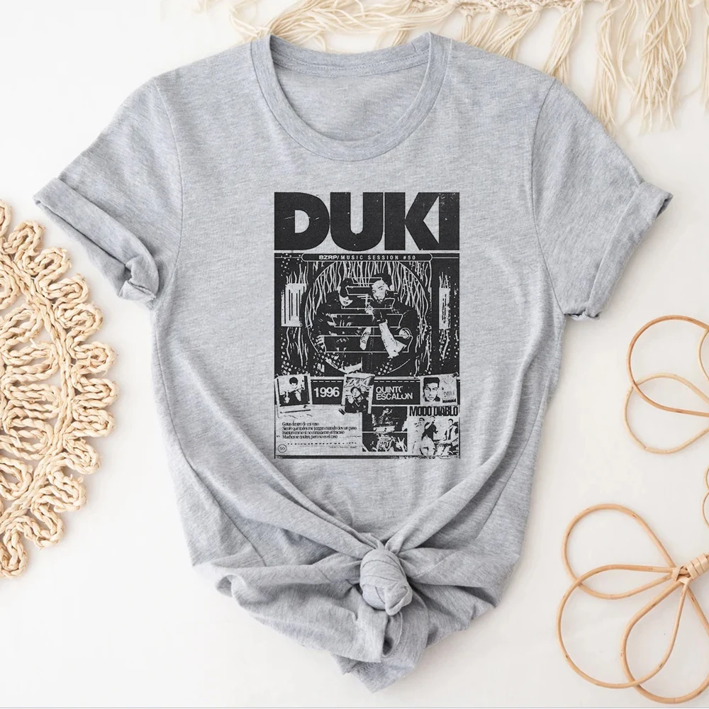 Duki женская футболка забавная эластичная с круглым вырезом графическая Одежда