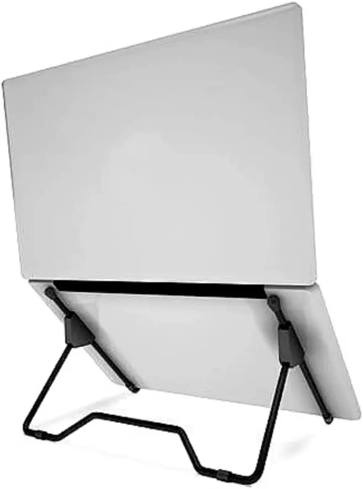 

visually appealing Visually Appealing Black Steel Laptop Cooler Desktop Heat Sink Support for Notebook - Keep Work Space Cooler