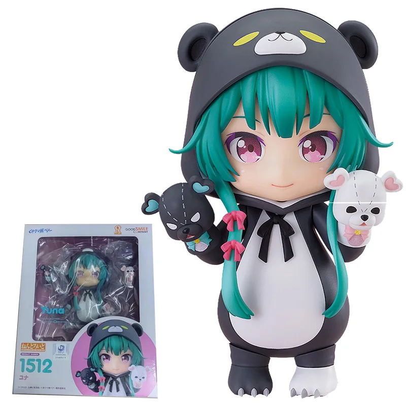 

Женская Оригинальная фигурка хорошей улыбки ГСК 1512 NENDOROID Yuna Kuma Медведь Аниме Сборная модель игрушки подарки