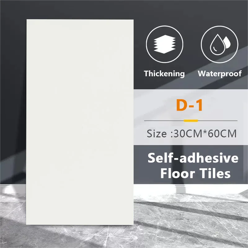 

60cmX30cm Vinyl Self-adhesive Tile Wall Sticker for Bathroom Livingroom Decor for Walls Wallpaper Kitchen PVC Waterproof Sticker