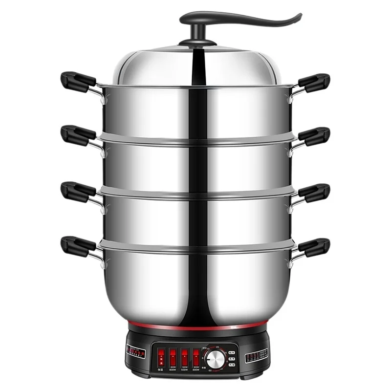 

Stoomkoker Cuisson Vapeur Au Bain Marie Cottura Vapore Restaurant Equipment Er Pot Multicooker Warmer Electric Food Steamer