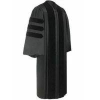 luxurious doctoral graduation dress high quality robe