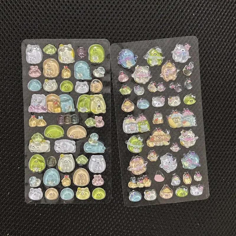 Фото Наклейки Sumikkogurashi с мультяшными персонажами для творчества, игрушки для аниме-фанатов, креативное украшение, подарки на день рождения для мальчиков и девочек №1