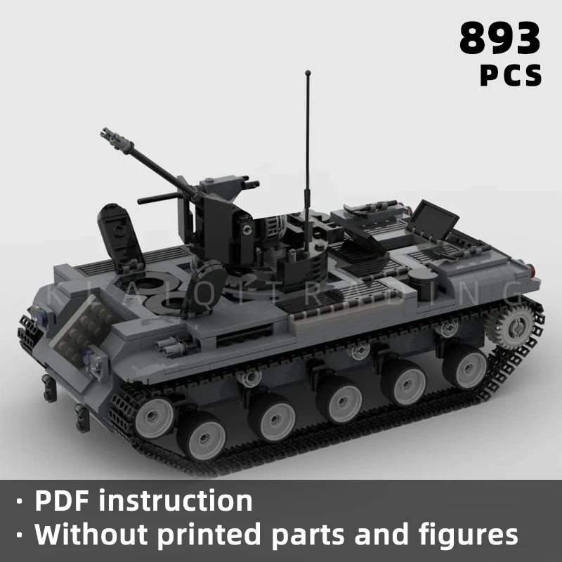 Аутентичный M42 Duster самоходный самолет модель Второй мировой войны бронированный