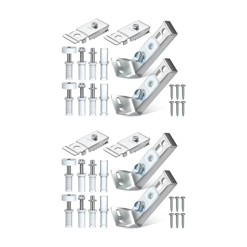 

4 Pcs Bifold Door Hinge Bifold Door Hardware Repair Kit Sliding Closet Door Kit Folding Pocket Door Parts Set