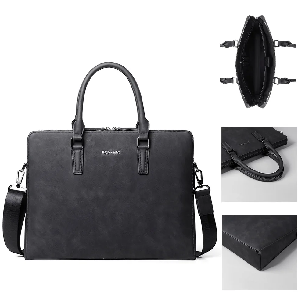 Men's Briefcase Luxury LaptopBag Men's Bag Large Capacity Briefcase Men's Shoulder Bag Casual Business Handbag