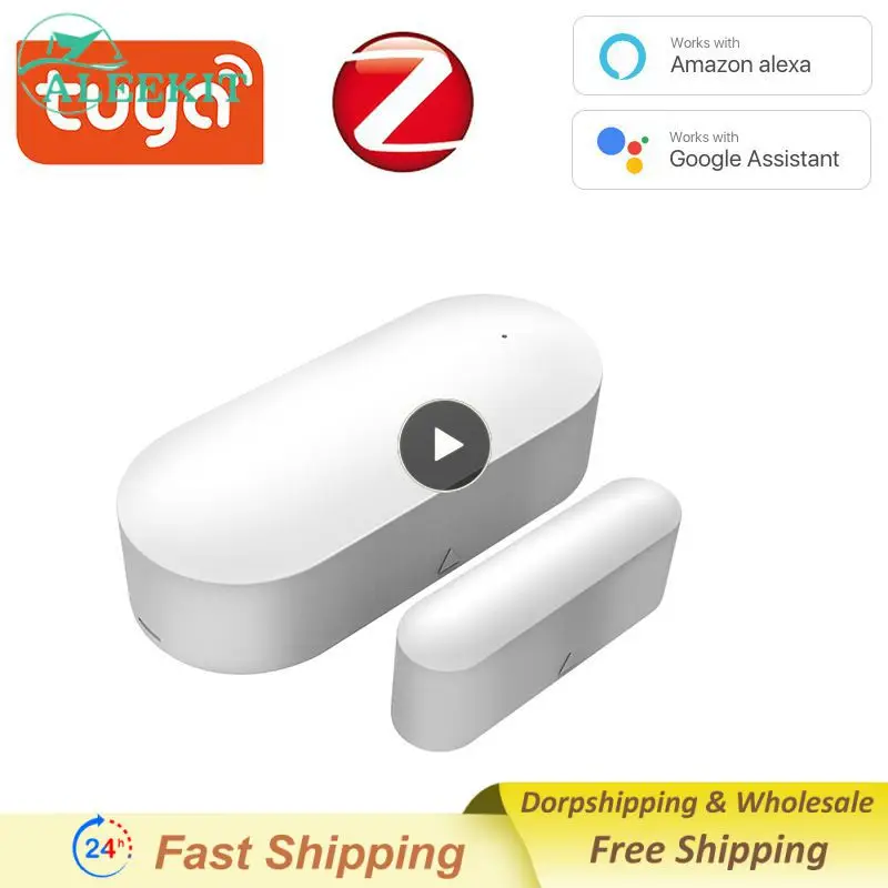 

1~5PCS Tuya Smart WiFi/Zigbee Door Sensor Door Open / Closed Detectors Wifi Home Alarm Compatible With Alexa Google Home Smart