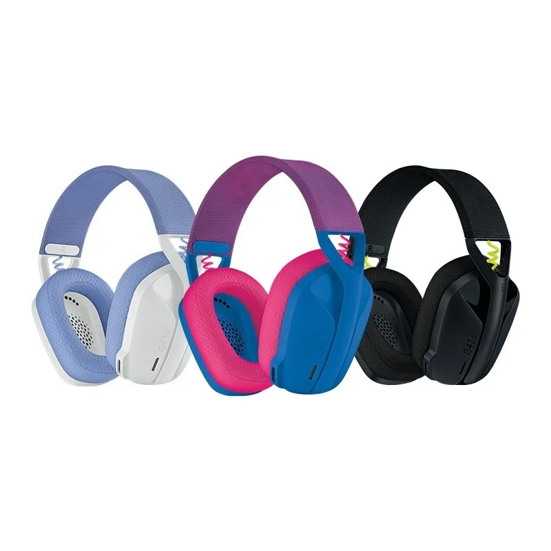 Original Logitech G435 Headphone Wireless Bluetooth Headset Lightspeed Surround Sound Head Set Gaming E-Sports For Pc Man Gifts images - 6