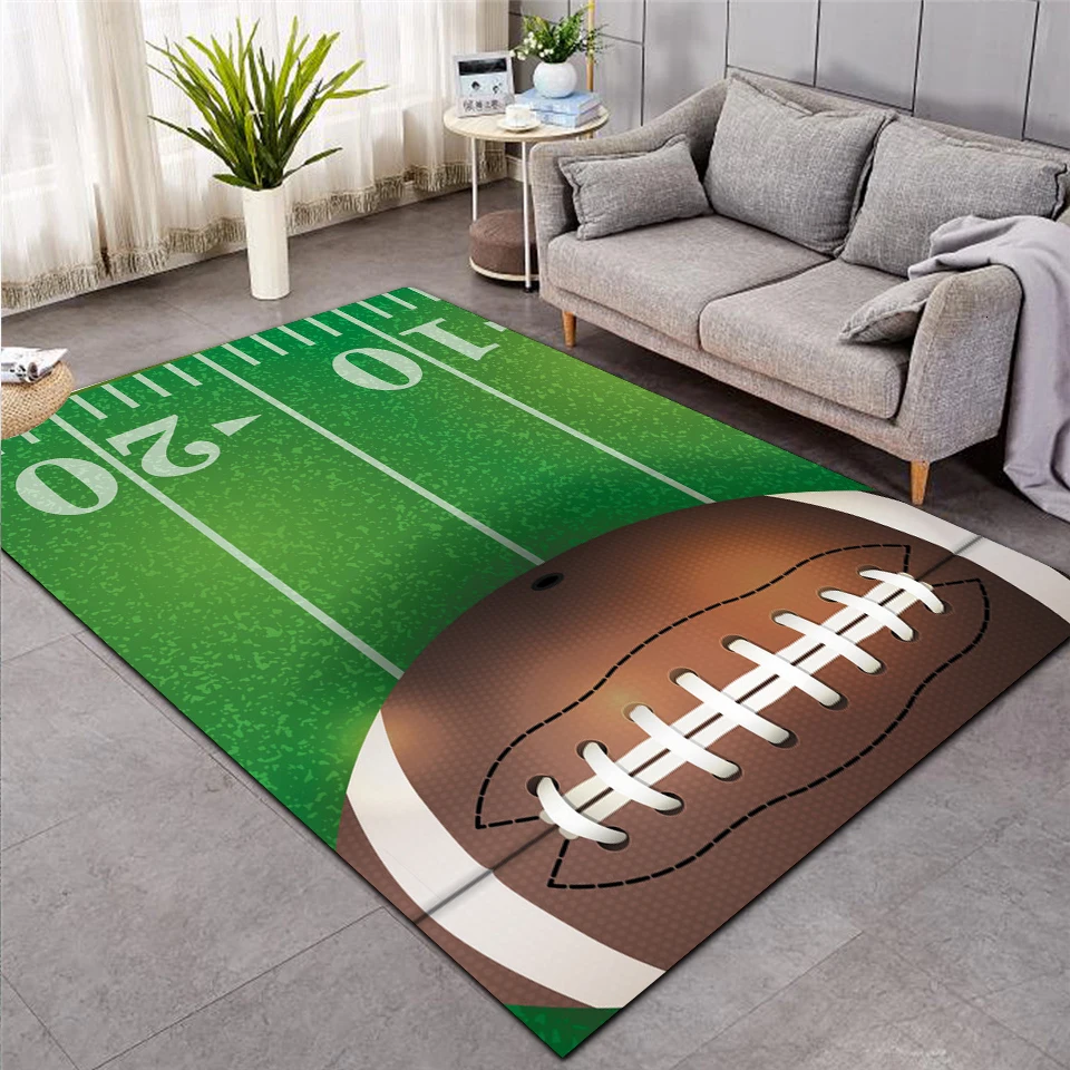 baseball green football carpet kids room soccer rug field parlor bedroom living room floor mats children large rugs home mat 001 free global shipping