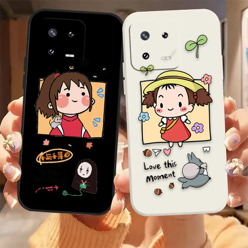 

Spirited Away Chihiro Ogino Case For Xiaomi 13 12 12S 11 11T 10 10S 9 9SE 8 8SE Pro Ultra Lite Colour Liquid Case Cover Funda