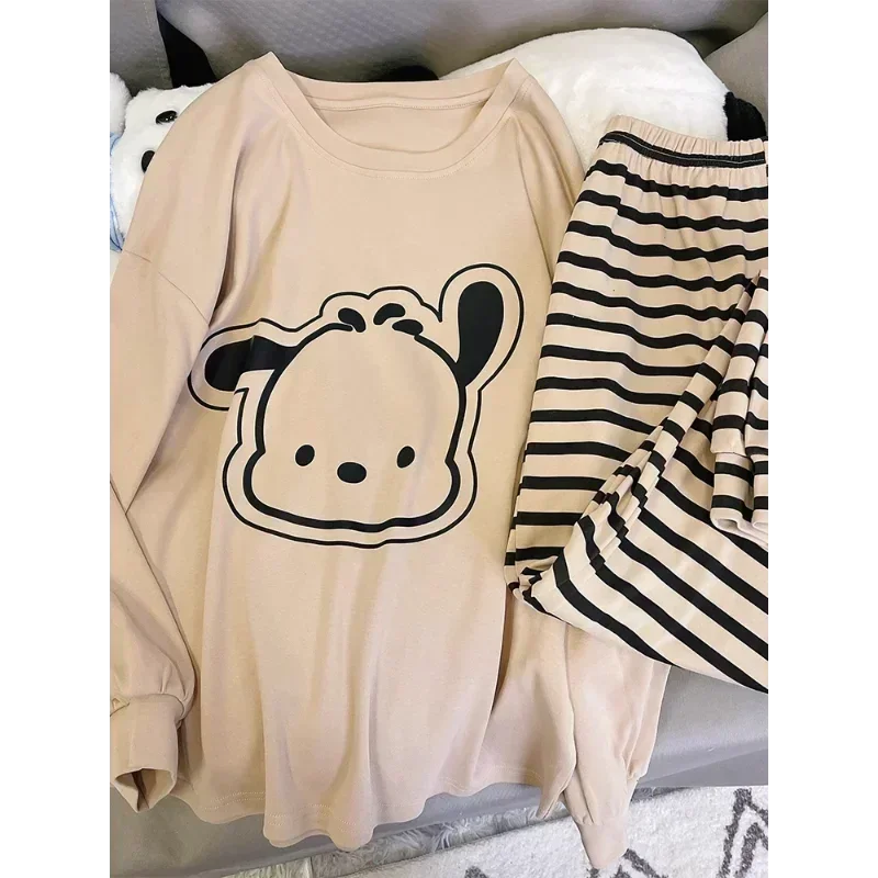 Новые пижамы для собак Sanrio Pacha осенние хлопковые брюки с длинными рукавами