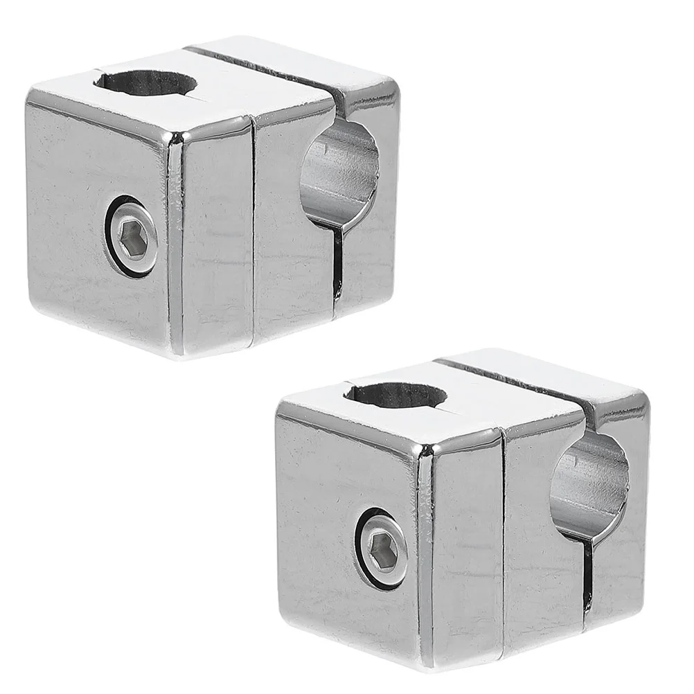 

2pcs Stainless Steel Square Clamp Clip Labs Electroplating Square Cross Clamp