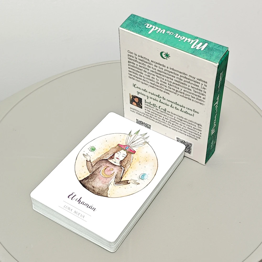 Фото Колода Life Mission Oracle, 42 шт., красивые карты Oracle на испанском языке, 10,5*7,5 см №5