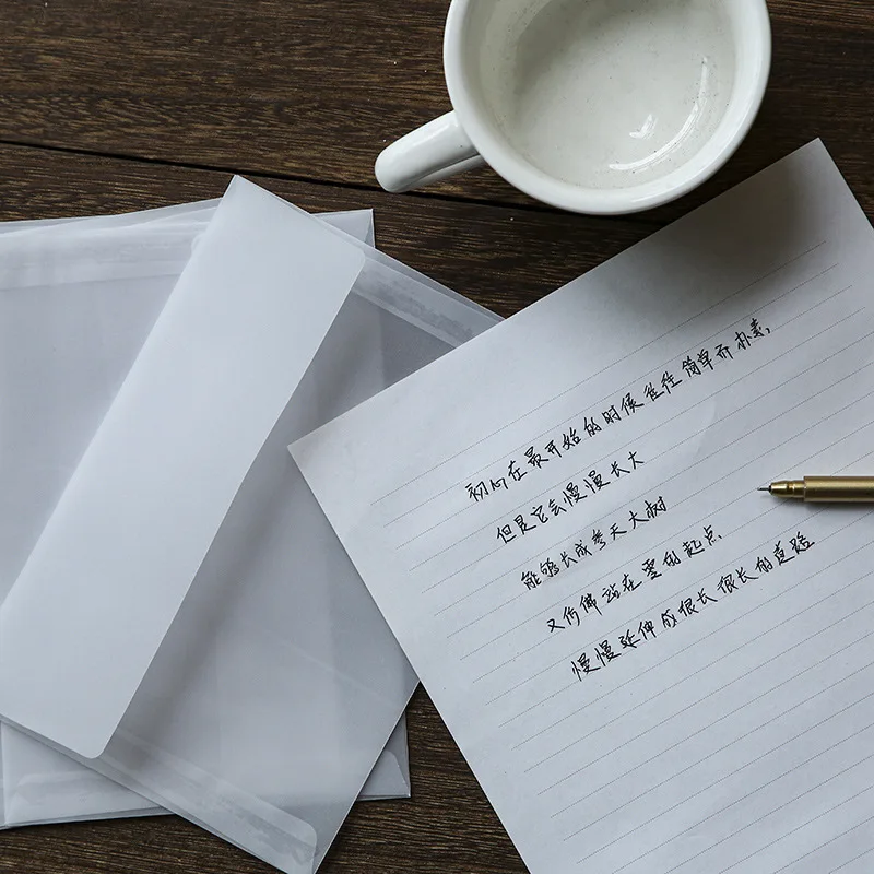 Рисунок 4 - Полупрозрачные конверты из серной кислоты