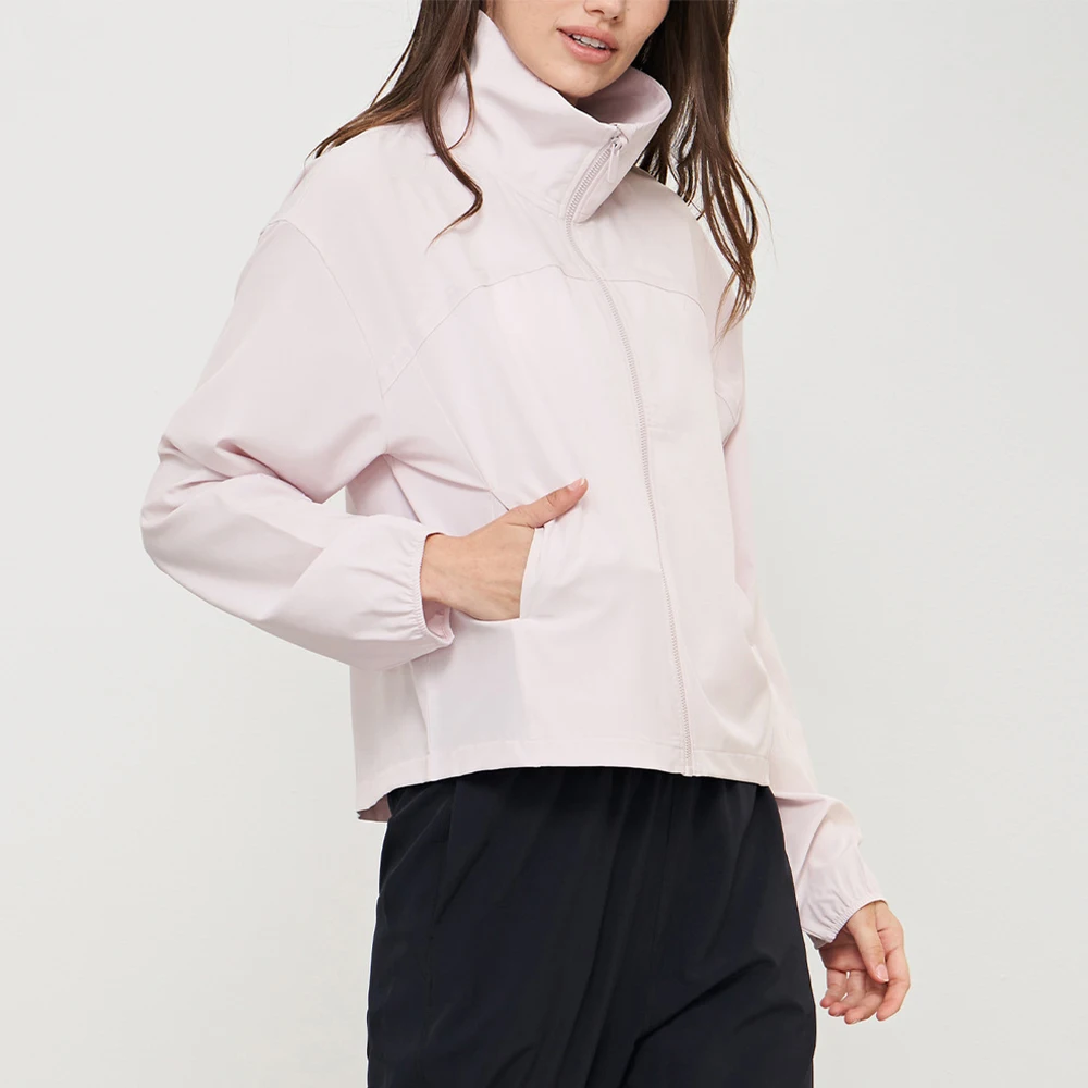 

Women Sports Jacket Fitness Coat with Zipper Loose Jogging Breathable Casual Top Sunscreen Gym Running Active Wear Yoga Blouse