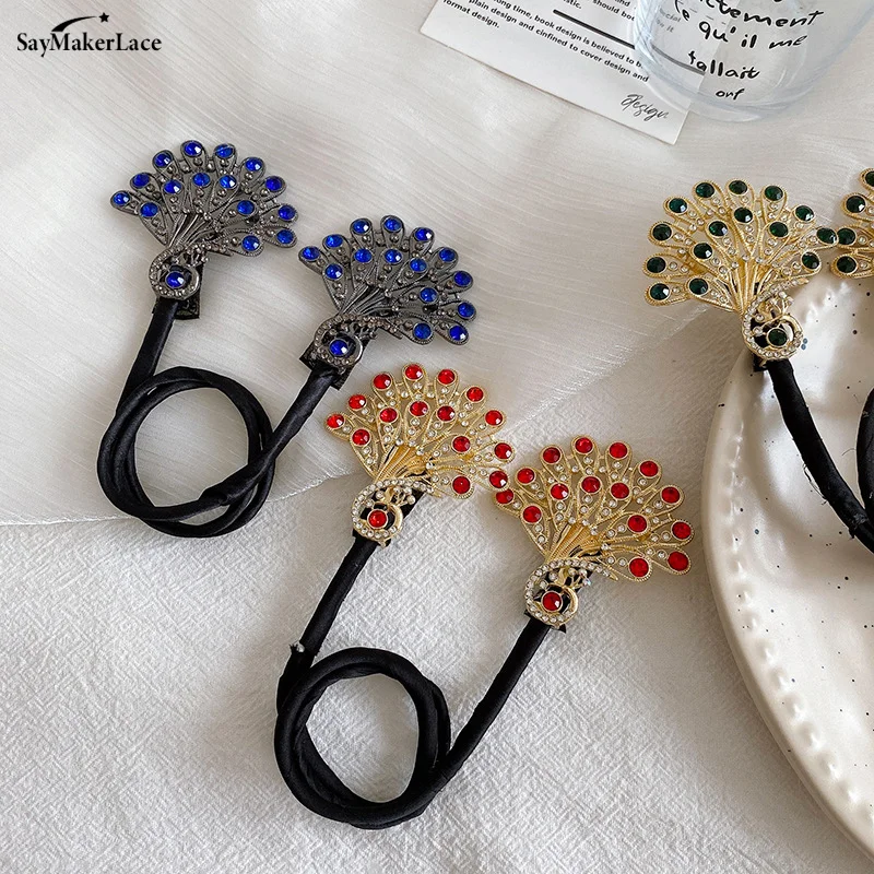 1 шт. модные высококачественные головные повязки с жемчугом и павлином для женщин