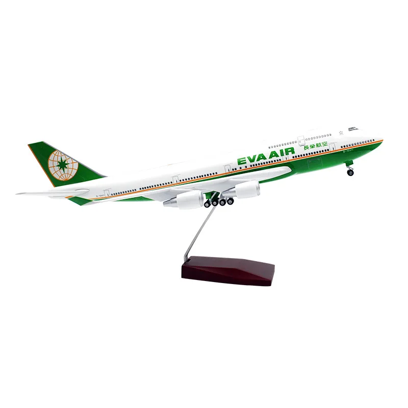 Большая Модель Boeing 747 47 См Литой Алюминиевый Самолет Декоративная