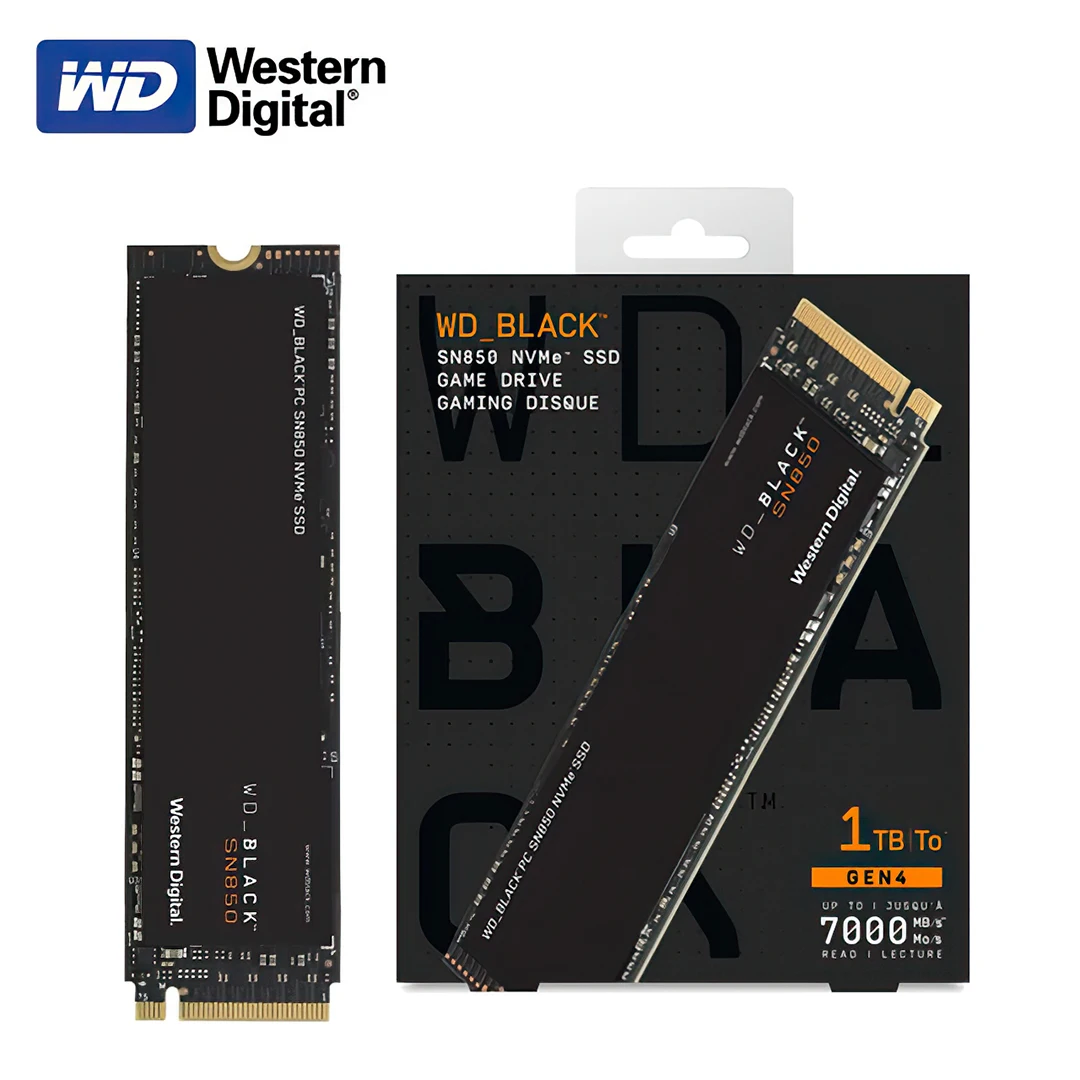 Встроенный твердотельный накопитель Western Digital WD_BLACK SN850 1 ТБ Φ M.2 2280 PCIe 4 0 Gen4