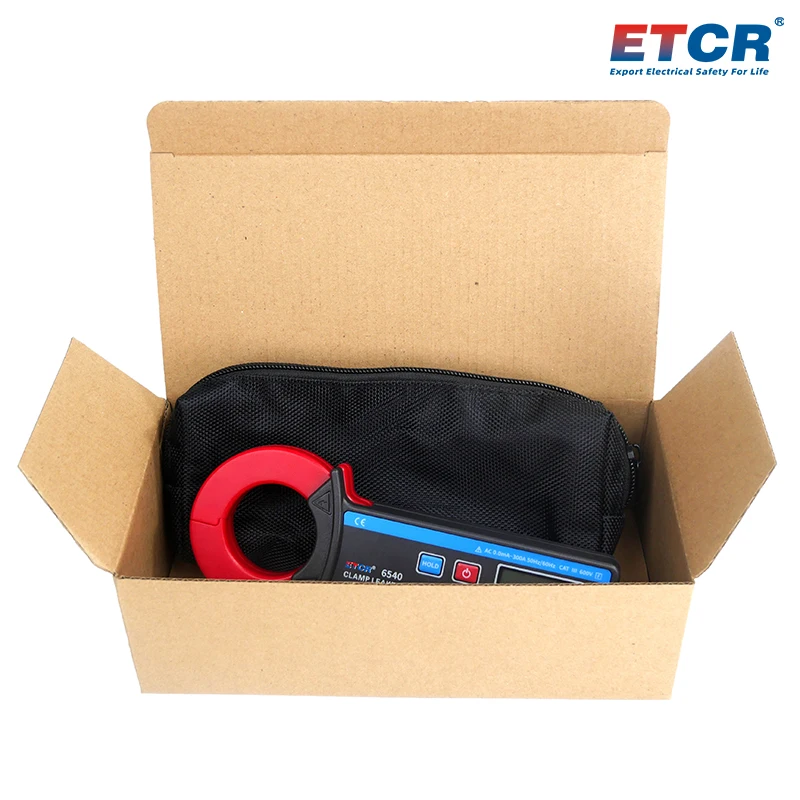 ETCR6540 Многофункциональный измеритель утечки с зажимами Диапазон 0 00 мА ~ 3 А