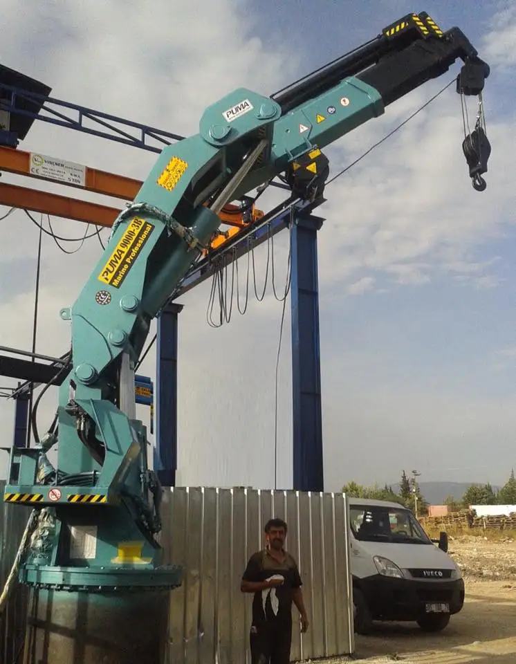 Индивидуальный 15-тонный гидравлический кулачковый стрела Marin Crane Производитель