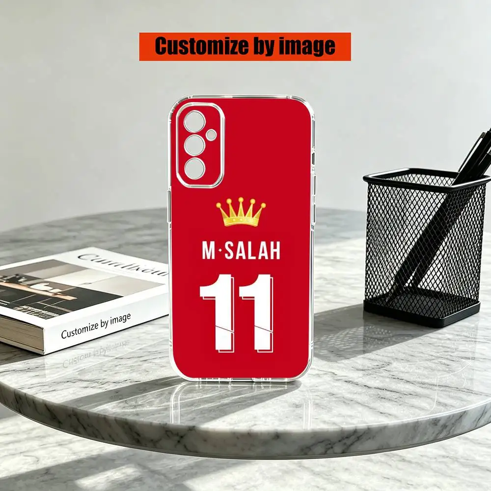 Фото Чехол для телефона Football Star 11 Mohamed-d Salah для Samsung A10,12,20,21S,30,31,40,50,51,52,70,71, прозрачный чехол №3