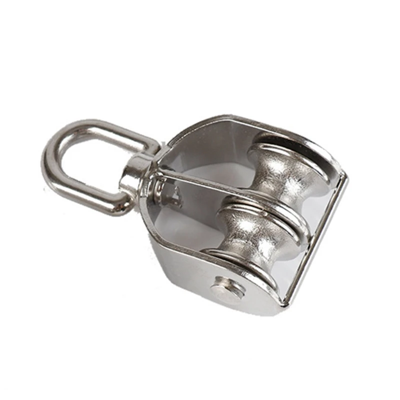 

X37E Wire Rope Single Double Wheel Lifting Crane M20 Anti-high Temperature Stainless Steel Lifting Rope Block Reliable Tools