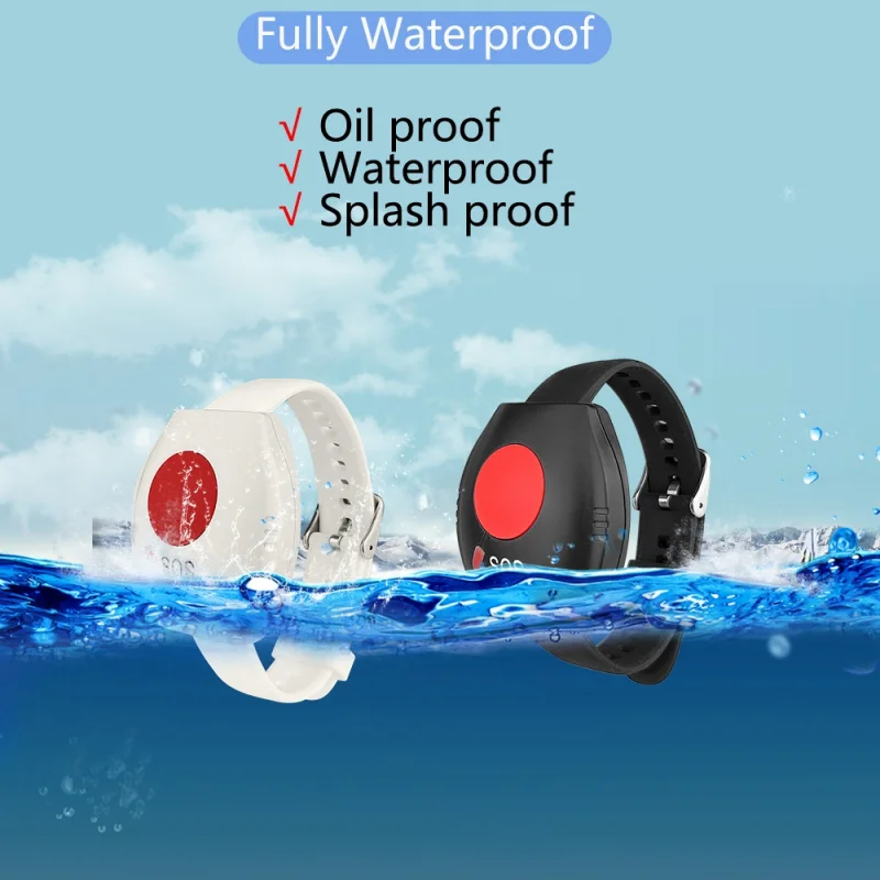 Часы QWICALL с кнопкой вызова без приемника беспроводная система для домов