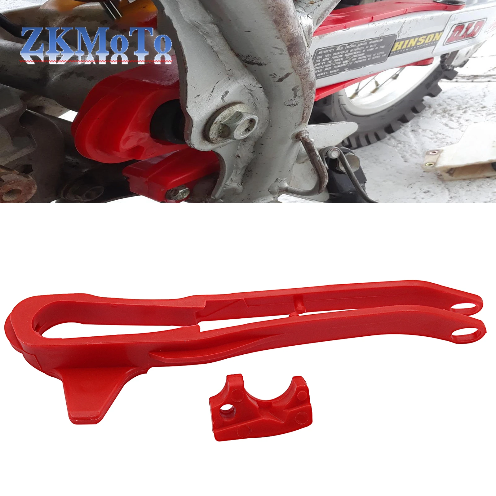 

Motorcycle Swingarm Guide Guide Chain Glue Sprocket Slider For HONDA CRF150F CRF230F CRF 150F 230F 2003 2004 2005 2006 2007-2019