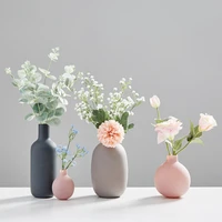 ceramic vase desk decoration modern home accessories plant flower pot living room decoration vase room bathroom decoration