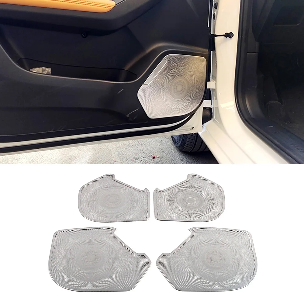 

Интерьерные аксессуары для Haval Jolion 2021 2022, внутренняя дверь автомобиля, стерео аудио динамик, звук украшение для рамки, Обложка, наклейка