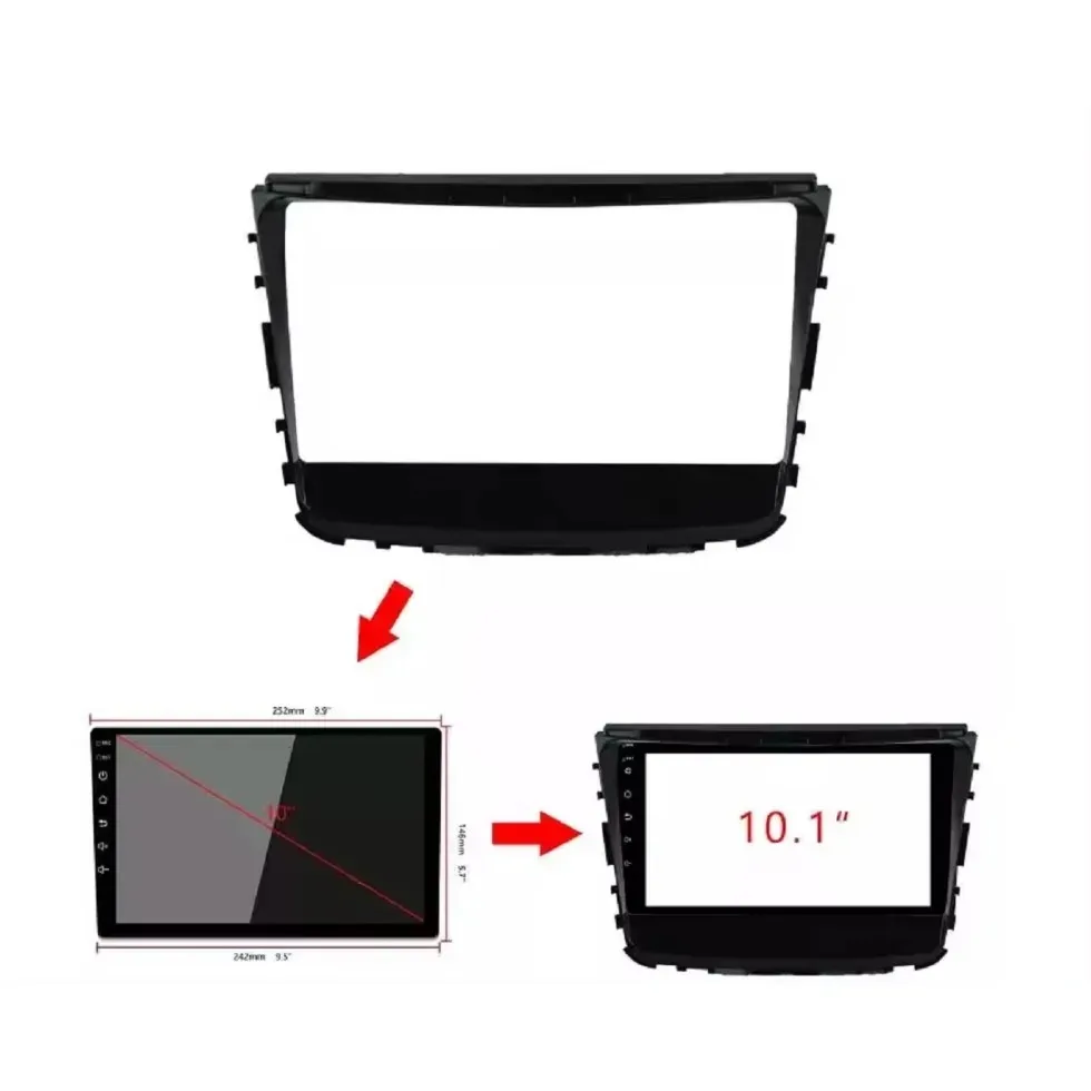 Автомобильная аудиосистема fascia frame 10 дюймов Android радио Gps навигация Универсальный
