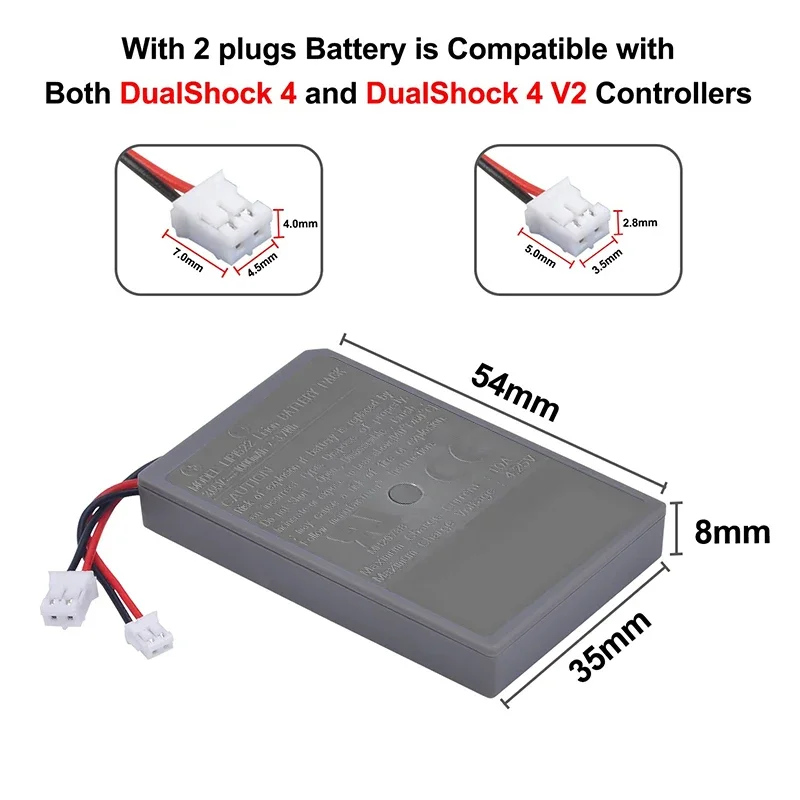 Фото Аккумулятор литиевый перезаряжаемый PURFIELD LIP1522 3.7V 1000mAh для контроллера Sony PS4 Pro Slim DualShock V2 CUH-ZCT2 с инструментами №5